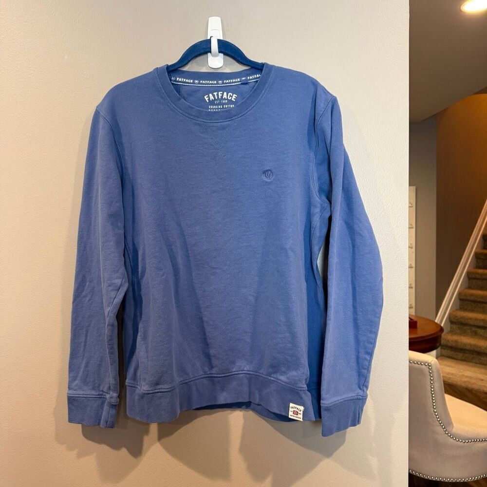 FatFace Blue Crewneck Sweatshirt Medium